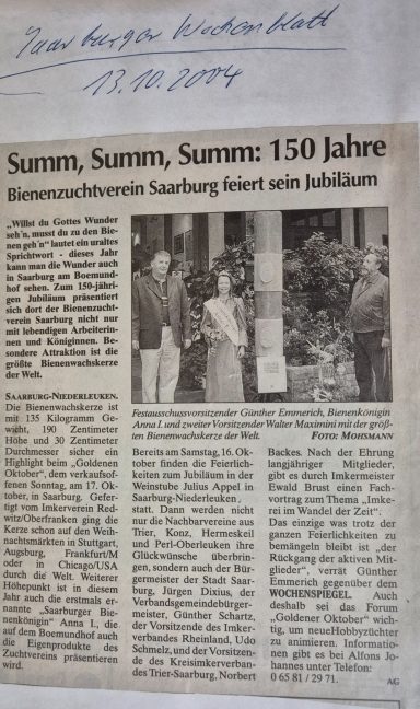 Leihgabe nach Saarburg