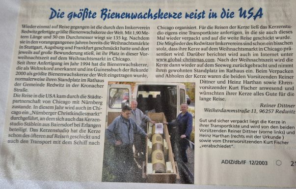Reise in die  USA